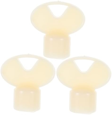 Efficient 3-Pack Plastic Key Replacement for Toilet or Tissue Holders