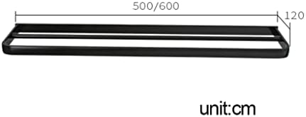 All-Copper Towel Rail Black Space-Saving and Durable