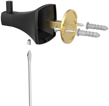 Matte Black 2-Pack Robe Towel Hook Durable Wall-Mounted Bathroom Kitchen Essential