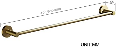Bath towel rail Golden single lever copper towel holder wall-mounted 40cm