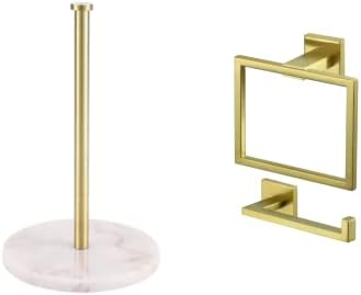 Sturdy Essentially Modern Bathroom Towel Holder Set
