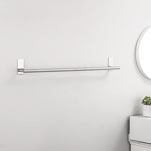Sturdy 30-Inch Self-Adhesive Towel Bar for Rust-Free Bath Use