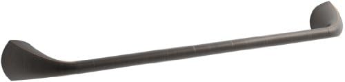 Sturdy 18-inch Metal Towel Bar for Oil-Rubbed Bronze Love