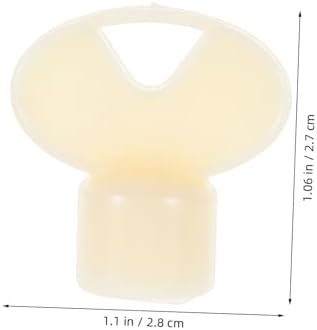 Efficient 3-Pack Plastic Key Replacement for Toilet or Tissue Holders