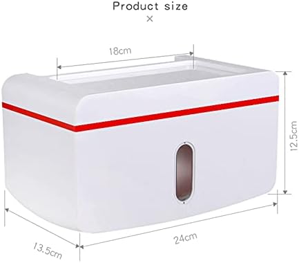 Self-Adhesive Toilet Roll Holder Waterproof No Drilling