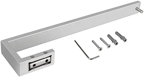 Lightgrey Stainless Steel Towel Rail for Bathroom Wall-Mounted Towel Bar