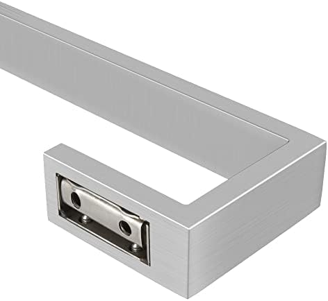 Lightgrey Stainless Steel Towel Rail for Bathroom Wall-Mounted Towel Bar