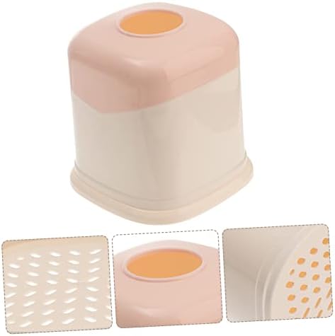 Unomor 1pc Round Shape Plastic Toilet Paper Holder Box