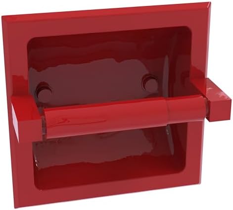 Allied Brass Montero Collection Recessed Toilet Paper Holder Fire Engine Red