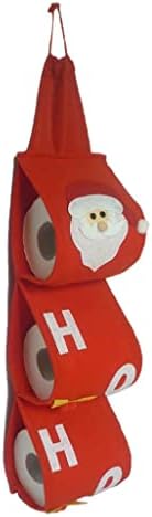 Pistro Xmas Toilet Paper Holder - Festive Home Accessory - RED