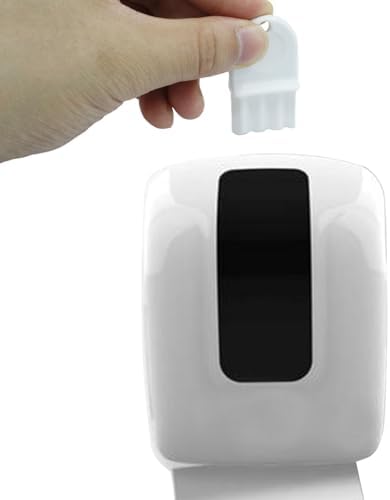 10-Piece Portable Waffle Toilet Paper Key Dispenser with Rings