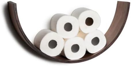 WUZHANHOak Toilet Paper Holder