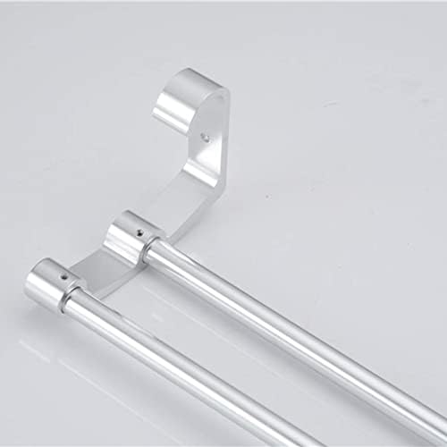 BOCBco Premium Rust-Proof Aluminum Towel Rack with Two Bars