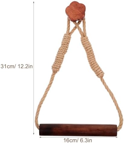 LOGOFUN Bohemian Toilet Roll Holder Rustic Wall Mount for Bathroom Beyond