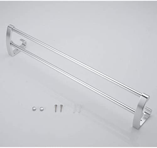 BOCBco Premium Rust-Proof Aluminum Towel Rack with Two Bars