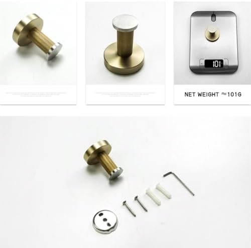Stainless Steel Towel Bar Hook with Gold Finish