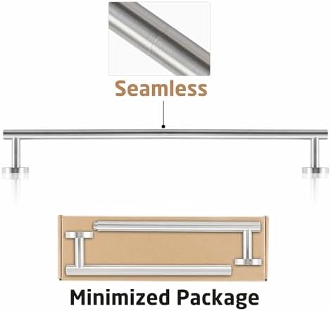 Versatile 188 Stainless Steel Towel Bar for Home