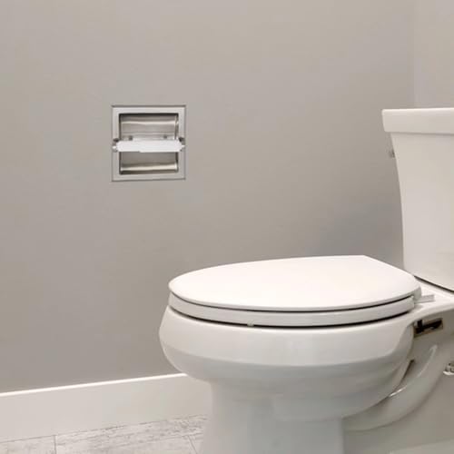 White Toilet Paper Holder Battery-Free Spiral Design