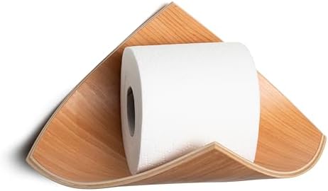 Nature-Enhancing Leaf Toilet Paper Holder