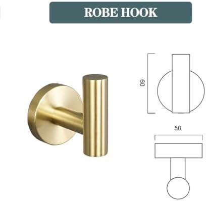 PIZZZENO Brushed Gold Towel bar hook