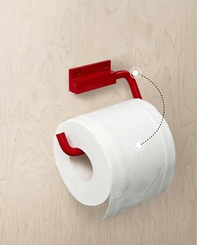 Modern Minimalist Red Toilet Paper Holder
