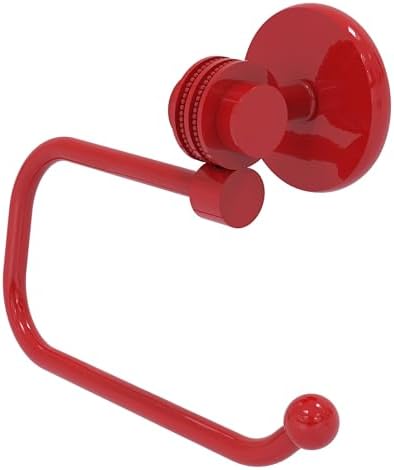 Allied Brass Euro Style Toile Holder Fire Engine Red SATCOM 7224ED-FER