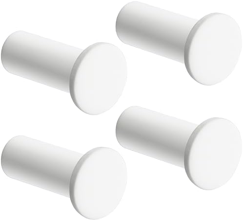 Coat Hooks Wall-Mounted Matte White