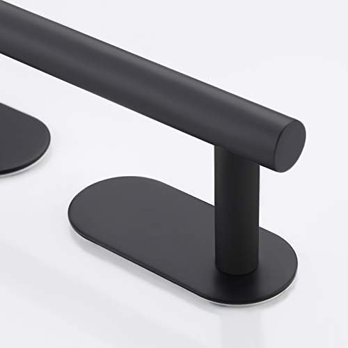 KES Adhesive Hand Towel Bar 9-Inch Stainless Steel Wall Hanger