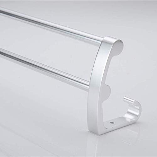 BOCBco Premium Rust-Proof Aluminum Towel Rack with Two Bars