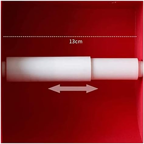 HASMI Wall-Mounted Toilet Paper Holder Decorative Bathroom Organizer