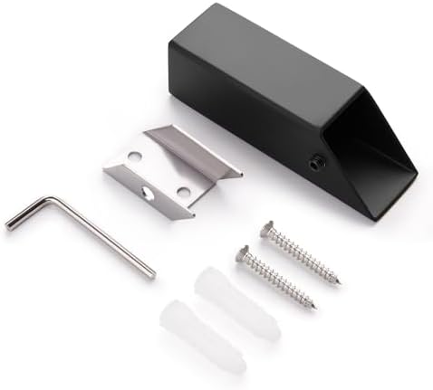 SturdyMatte Black Towel Robe Hooks for Bathroom