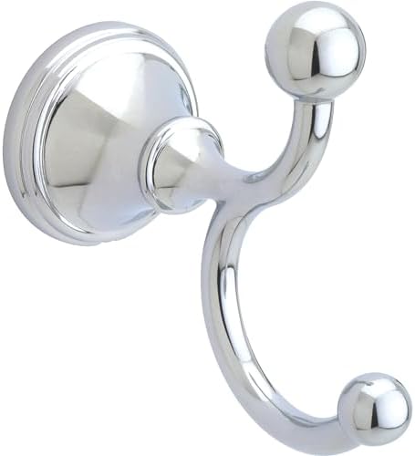 Double Robe Hook Faucet Polished Chrome