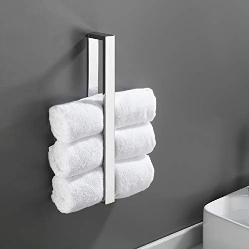 KESBath Towel Holder Stainless Steel Towel Rack Self-Adhesive Easy to Install