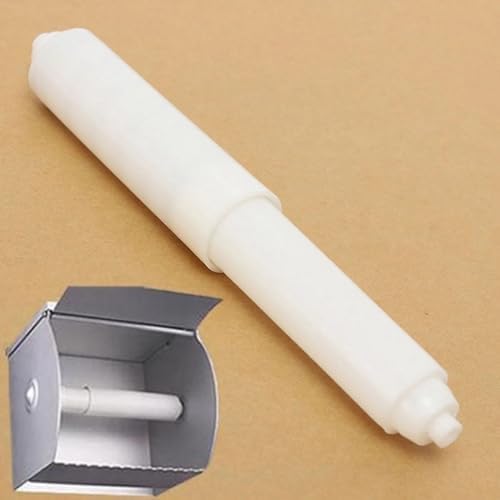 White Toilet Paper Holder Battery-Free Spiral Design