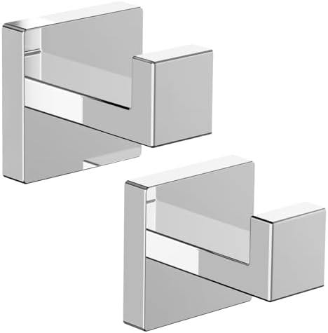 Premium Chrome Bathroom Towel Hook