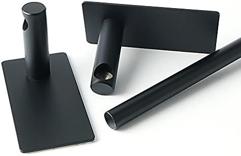 Bathroom Towel Rail Stainless Steel Black