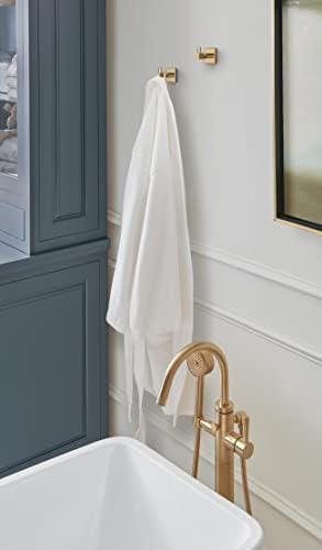 Amerock BH36070CZ Champagne Bronze Single Robe Hook Towel Holder for Bathroom