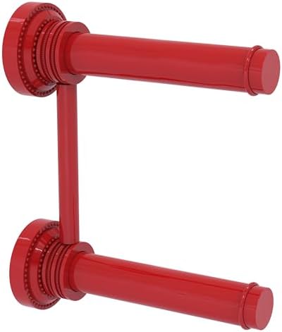 Allied Brass Dottingham Collection 2 Roll Toilet Paper Holder in Fire Engine Red