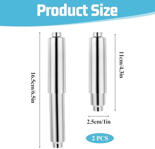 Adjustable 2-Piece Toilet Paper Holder Replacement