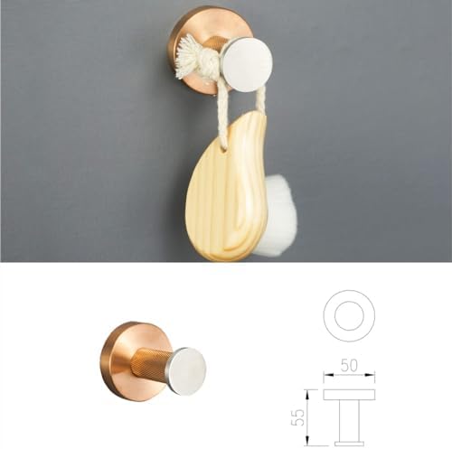 Sleek Rose Gold Towel Bar Rust-Proof Modern Design