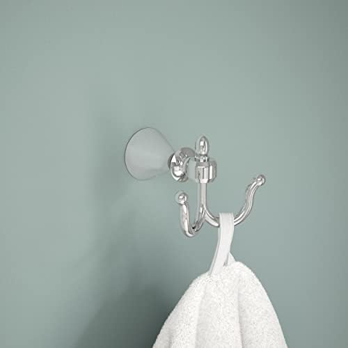 Strapping double towel hook forPolished robust bathroom setup