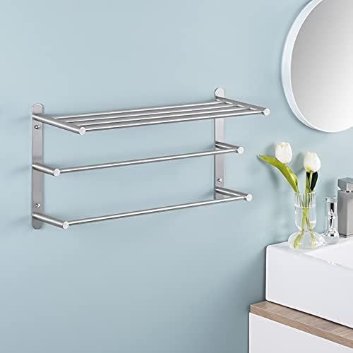 KES 3-Tier Bathroom Towel Rack with 24 Hanging Length