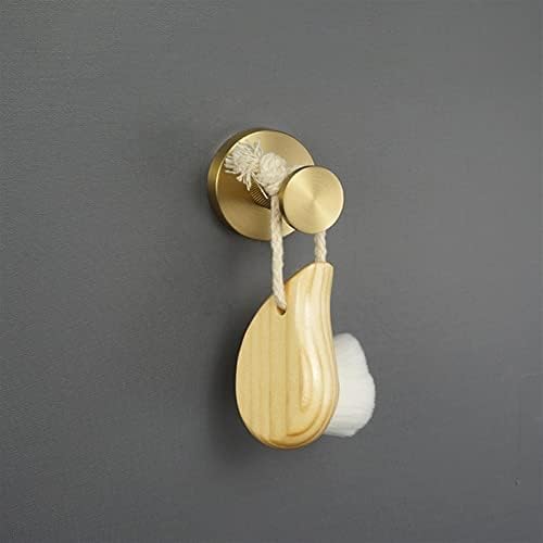 Space-Saving Towel Holder Easy to Install Brushed Gold Bathroom Accessory
