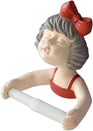 Cute Bowknot Girl Toilet Paper Holder