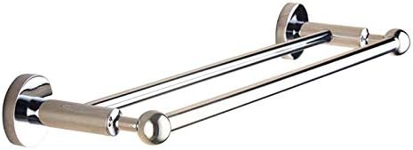 BOCbco Stainless Steel Double Towel Bars Wall-Mounted