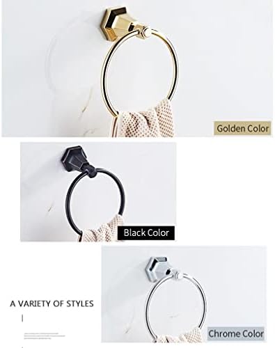 Solid Brass Gold Wall Mounted Towel Holder