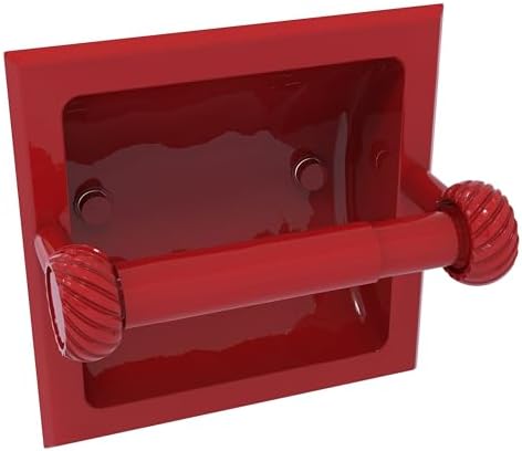 Fire Engine Red Recessed Toilet Tissue Holder
