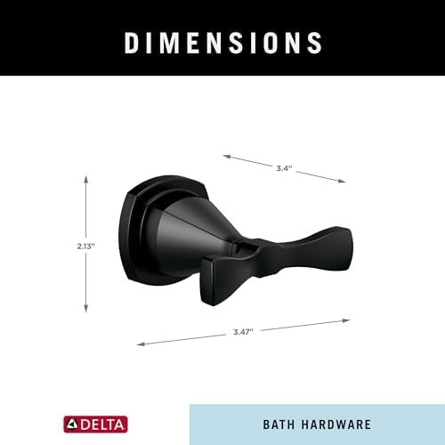 Delta Faucet 77638 - Stryke Towel Hook Matte Black