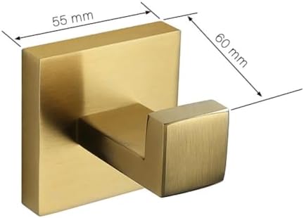 Gold Brushed Premium Stainless Steel Towel Rail for Bathroom