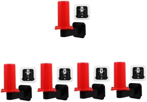 5-Piece Wall-Mounted Towel Holder for Bathroom Kitchen